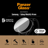 Produktbild för PanzerGlass Samsung Galaxy Watch 6 Classic 47mm Transparent Härdat glas, Polyetentereftalat (PET)