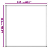 Produktbild för Tältmatta sandfärgat 200x200 cm HDPE