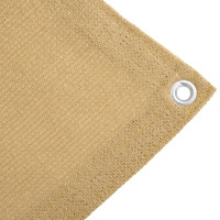 Produktbild för Tältmatta sandfärgat 400x700 cm HDPE