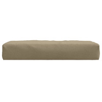 Produktbild för Palldyna melerad taupe 60x60x10 cm tyg