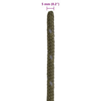 Produktbild för Tältlina med reflekterande remsor och fästen 50 m 5 mm