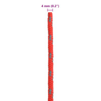 Produktbild för Tältlinor med reflekterande remsor och fästen 8 st 4 m 4 mm