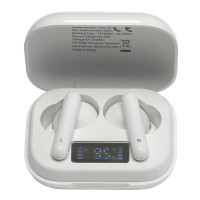 Produktbild för Denver TWE-38 hörlur och headset Trådlös I öra Samtal/musik Bluetooth Vit