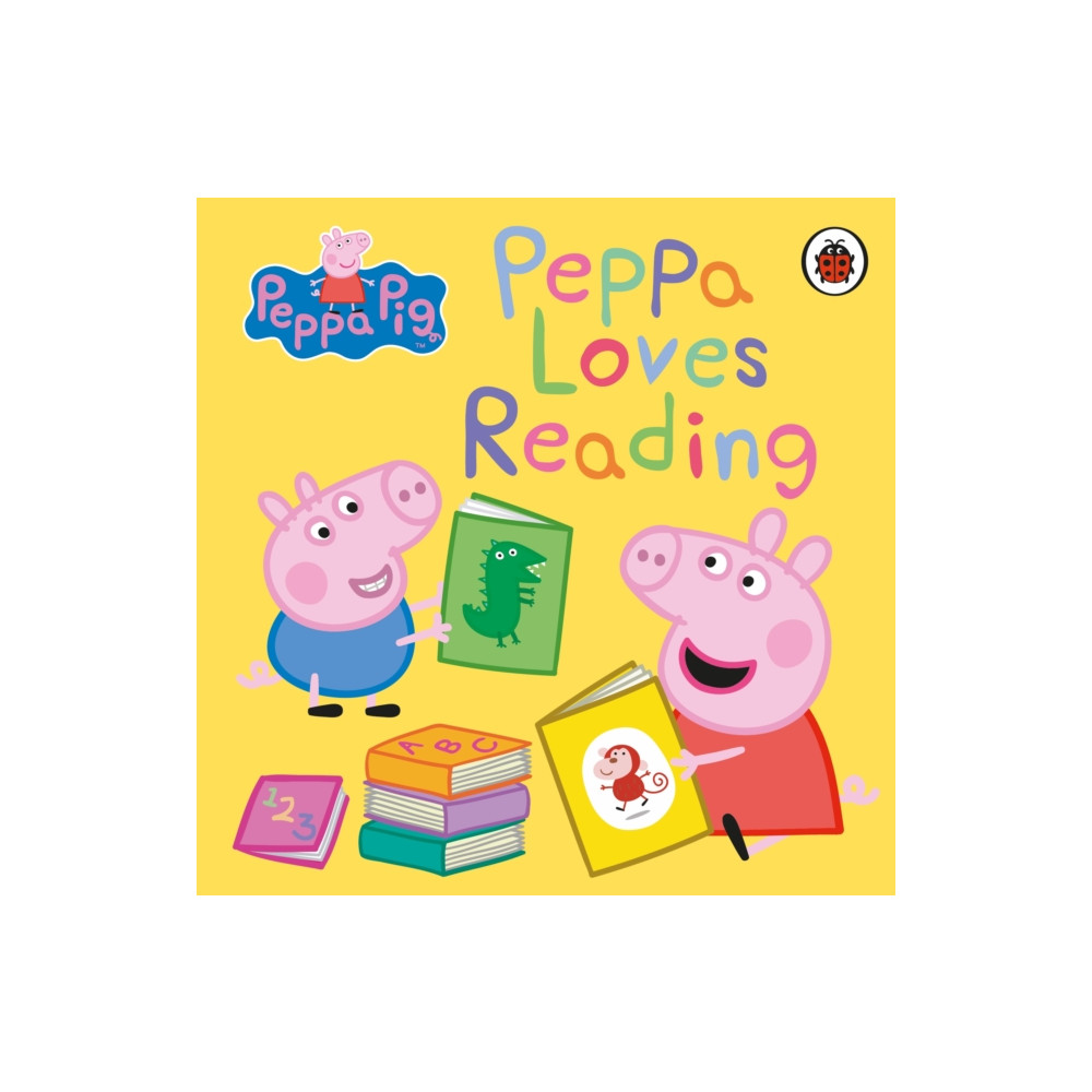 Produktbild för Peppa Pig: Peppa Loves Reading (bok, board book, eng)