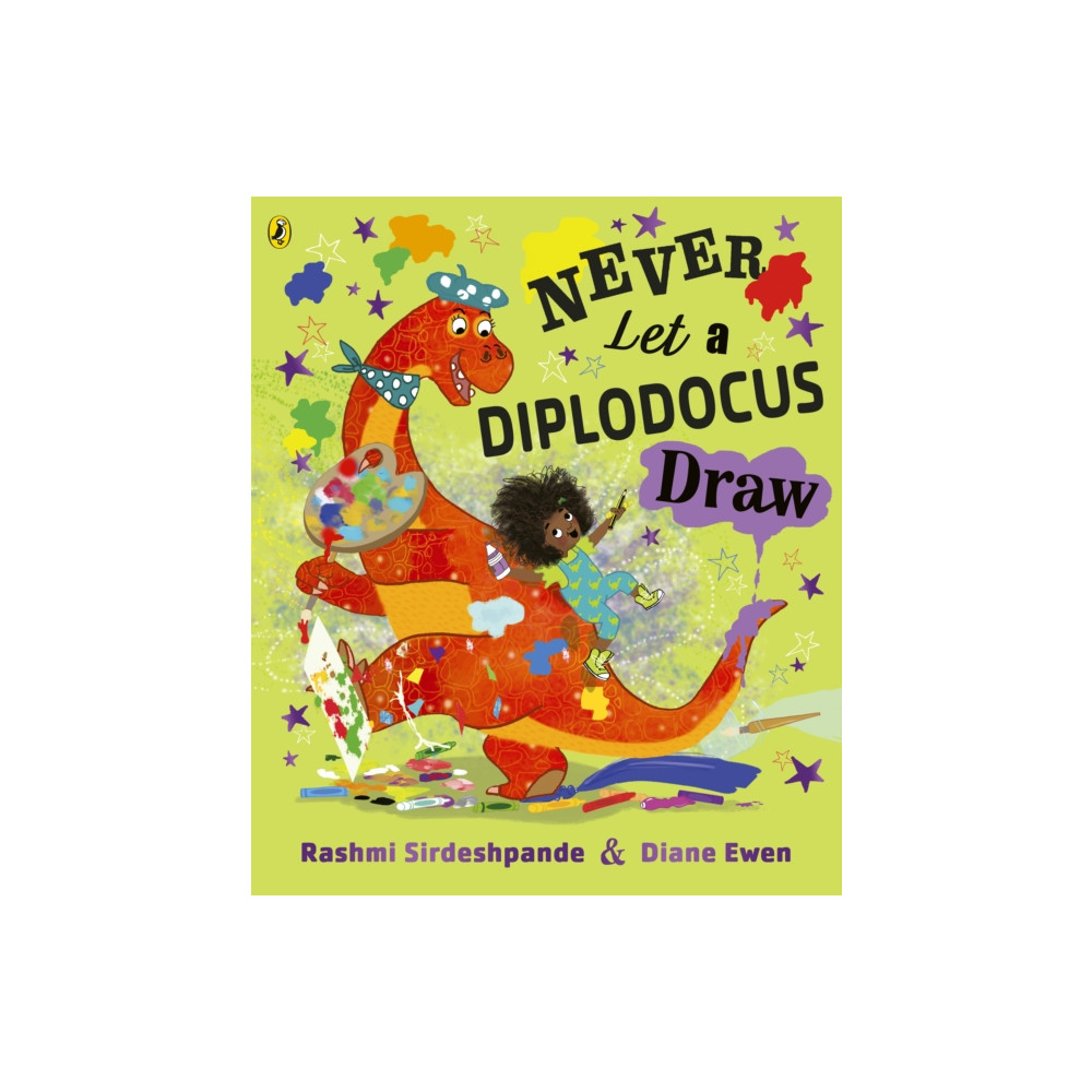 Produktbild för Never Let a Diplodocus Draw (häftad, eng)