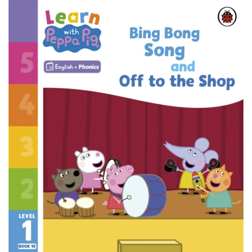 Penguin Random House Children's UK Learn with Peppa Phonics Level 1 Book 10 – Bing Bong Song and Off to the Shop (Phonics Reader) (häftad, eng)