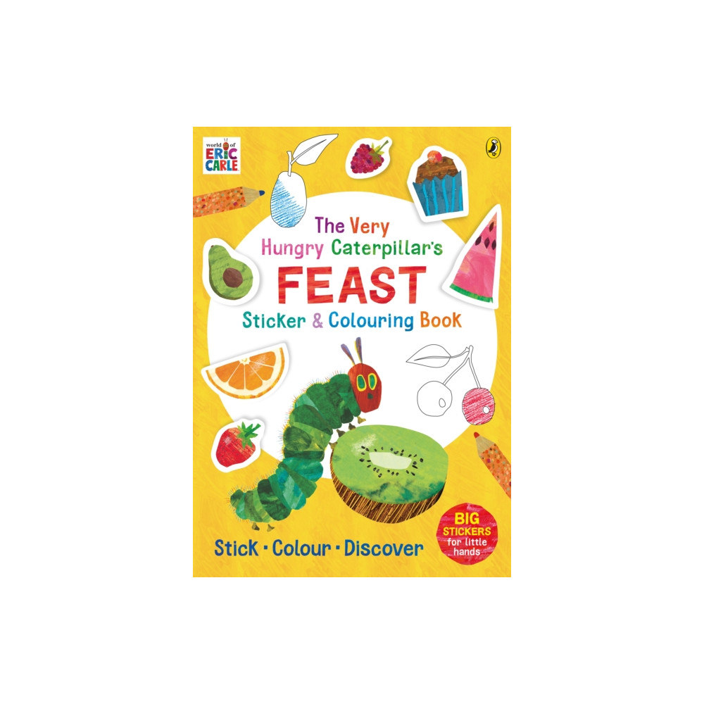 Produktbild för The Very Hungry Caterpillar’s Feast Sticker and Colouring Book (häftad, eng)