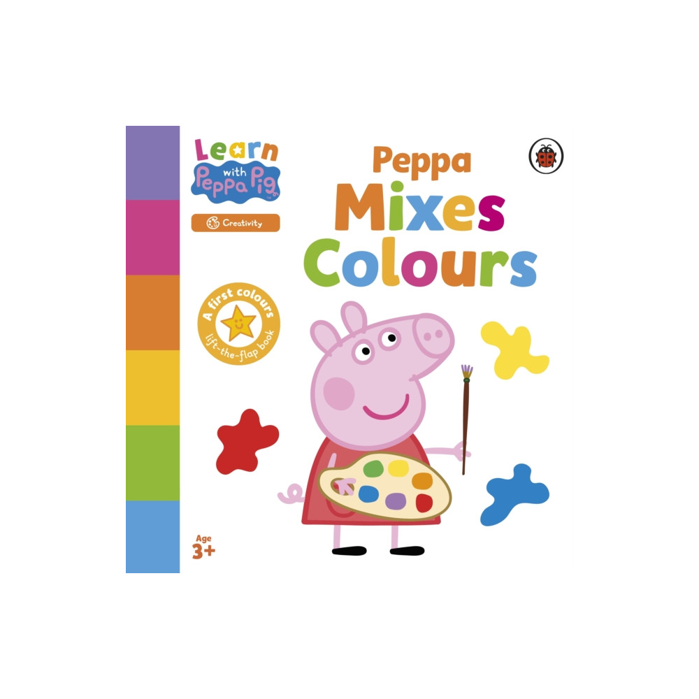 Produktbild för Learn with Peppa: Peppa Mixes Colours (bok, board book, eng)