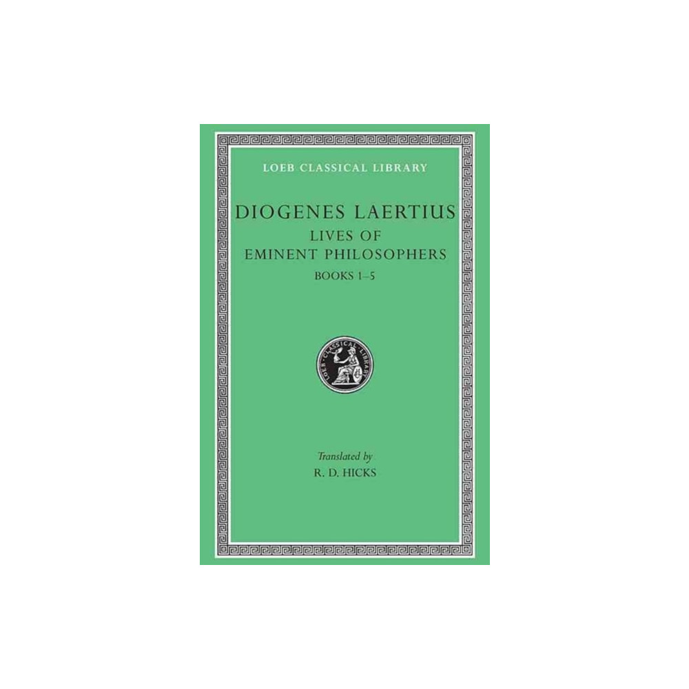 Produktbild för Lives of Eminent Philosophers, Volume I (inbunden, eng)