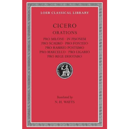 Harvard university press Pro Milone. In Pisonem. Pro Scauro. Pro Fonteio. Pro Rabirio Postumo. Pro Marcello. Pro Ligario. Pro Rege Deiotaro (inbunden, eng)