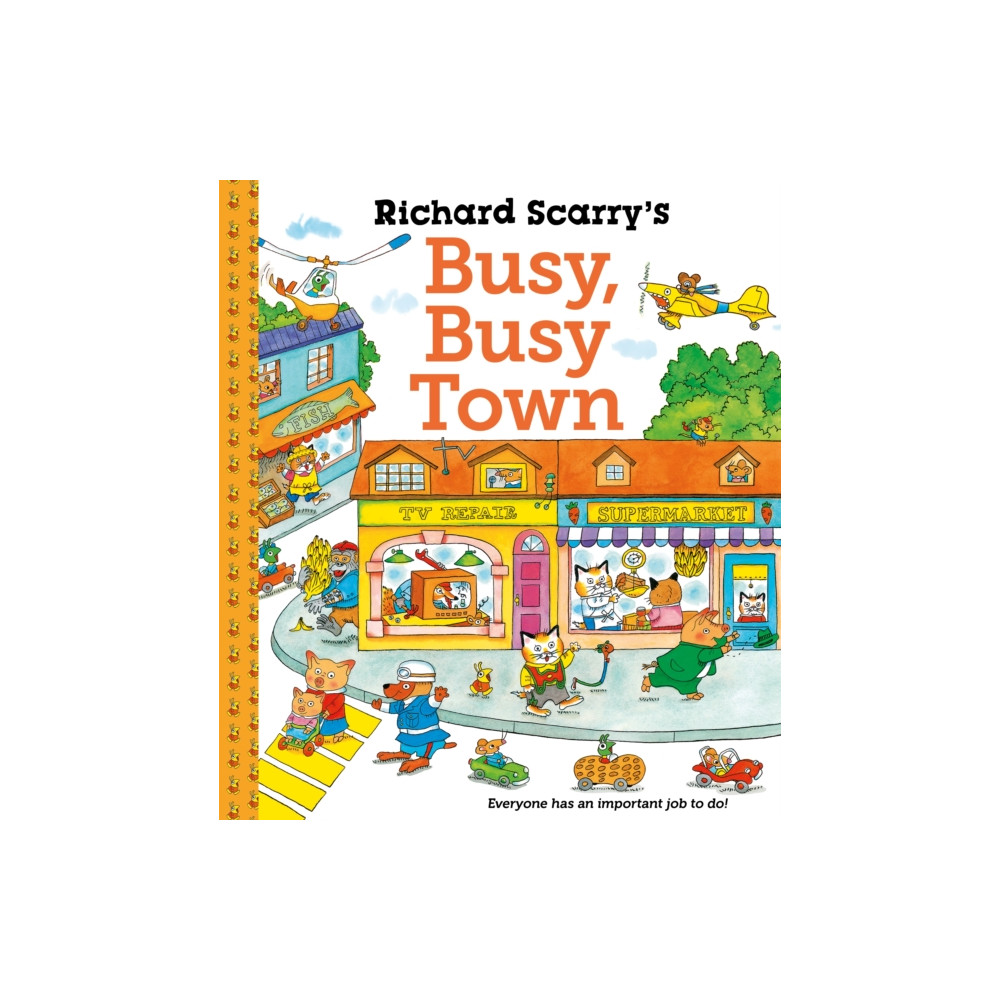 Produktbild för Richard Scarry's Busy Busy Town (häftad, eng)