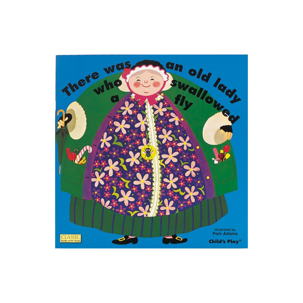 Produktbild för There Was an Old Lady Who Swallowed a Fly (bok, board book, eng)