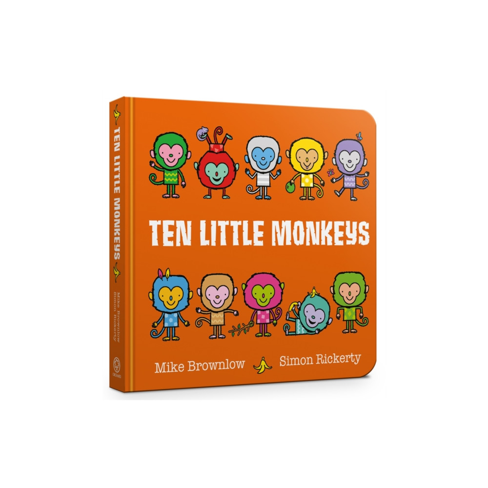 Produktbild för Ten Little Monkeys Board Book (bok, board book, eng)