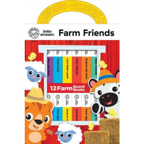 Phoenix International Publications, Incorporated Baby Einstein Farm Friends 12 Board Books  My First Library (inbunden, eng)