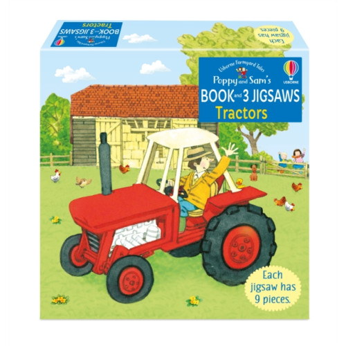 Usborne Publishing Ltd Poppy and Sam's Book and 3 Jigsaws: Tractors (häftad, eng)