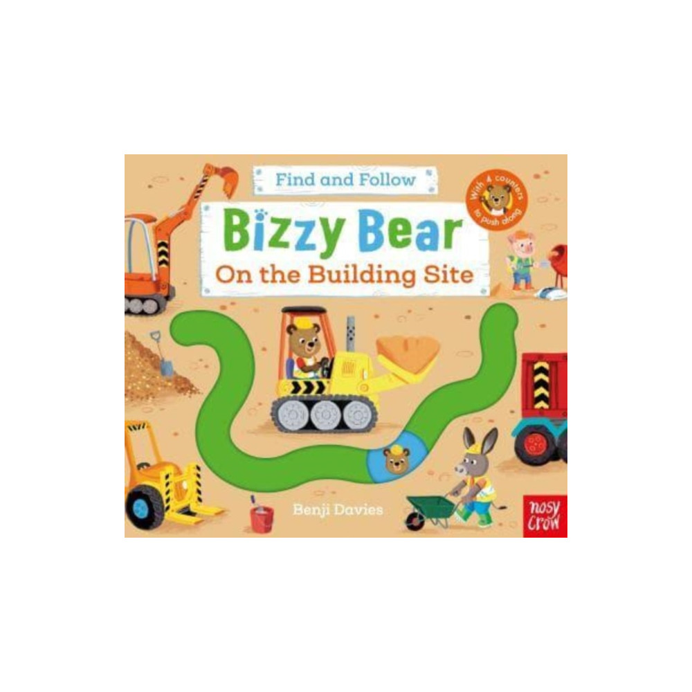 Produktbild för Bizzy Bear: Find and Follow On the Building Site (bok, board book, eng)