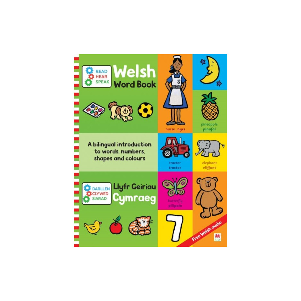 Produktbild för Darllen, Clywed, Siarad: Llyfr Geiriau Cymraeg / Read, Hear, Speak: Welsh Word Book (häftad, wel)