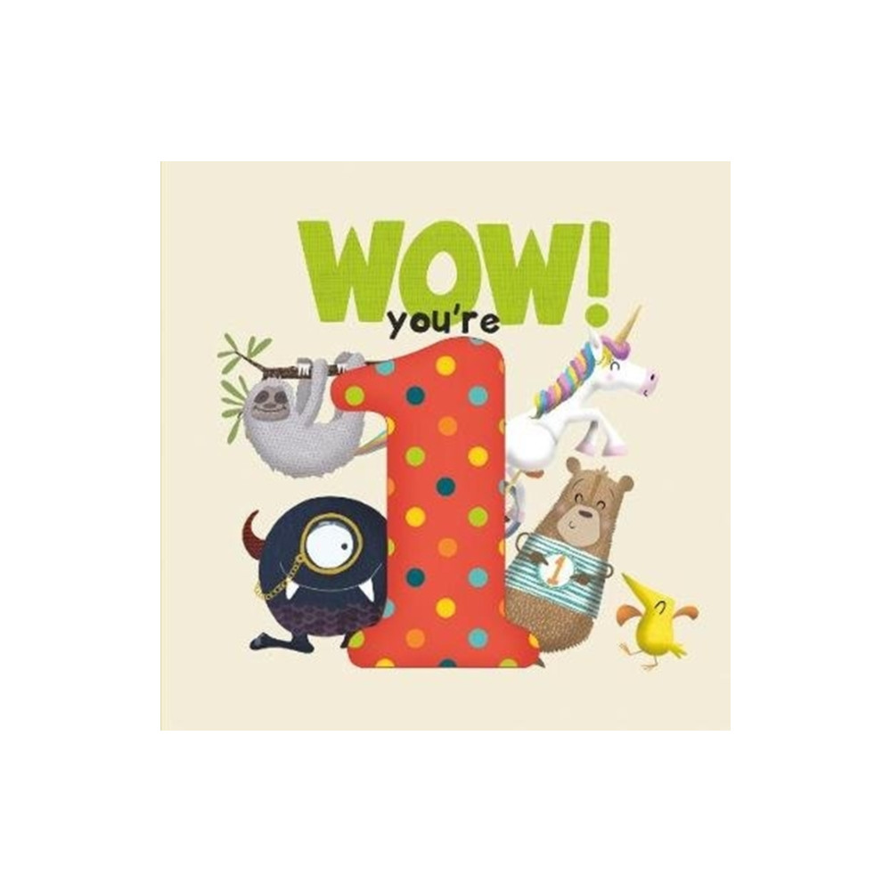 Produktbild för WOW! You're One birthday book (häftad, eng)