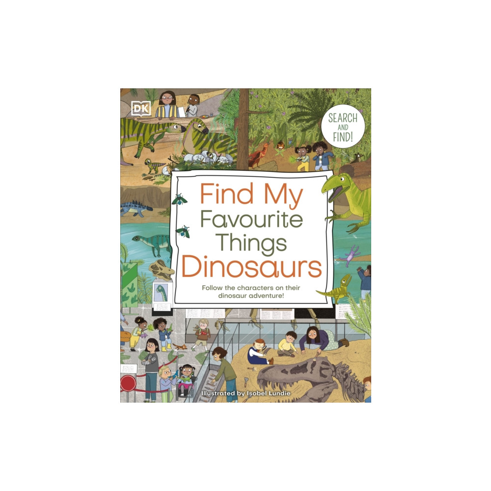Produktbild för Find My Favourite Things Dinosaurs (bok, board book, eng)