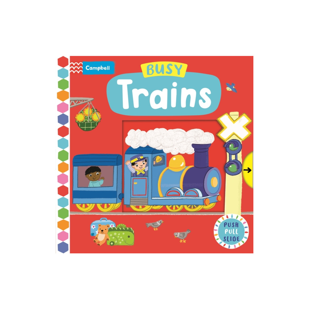 Produktbild för Busy Trains (bok, board book, eng)
