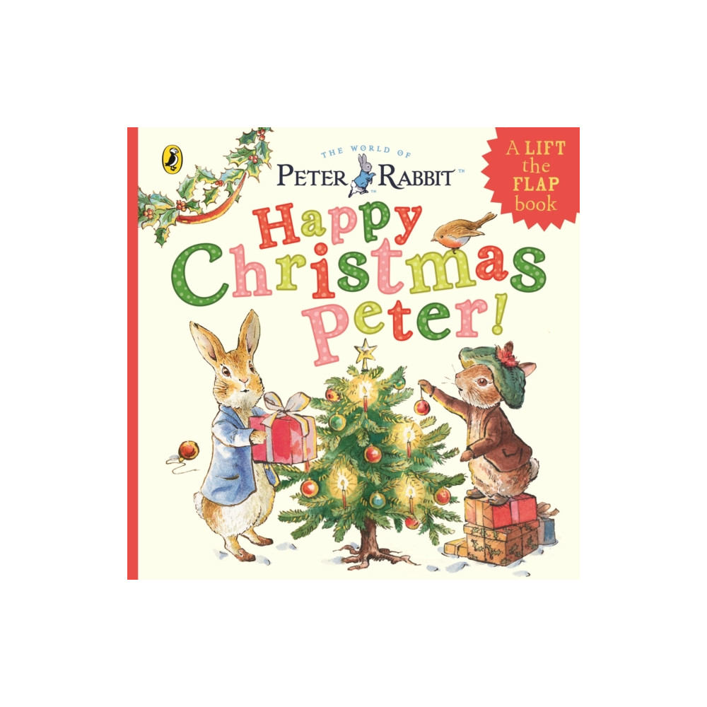 Produktbild för Peter Rabbit: Happy Christmas Peter (bok, board book, eng)