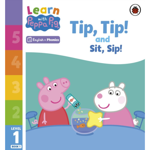 Penguin Random House Children's UK Learn with Peppa Phonics Level 1 Book 1 – Tip Tip and Sit Sip (Phonics Reader) (häftad, eng)