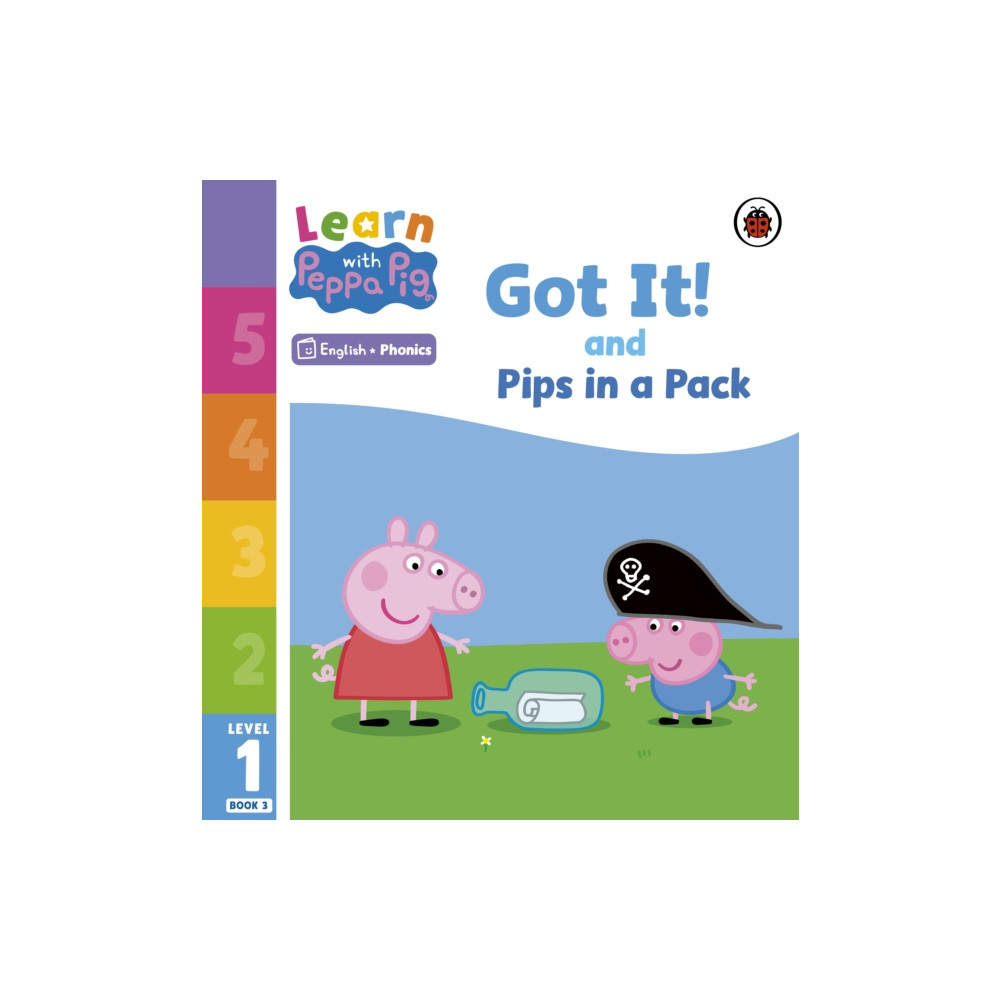 Produktbild för Learn with Peppa Phonics Level 1 Book 3 – Got It! and Pips in a Pack (Phonics Reader) (häftad, eng)