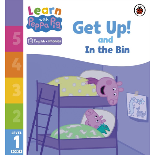 Penguin Random House Children's UK Learn with Peppa Phonics Level 1 Book 4 – Get Up! and In the Bin (Phonics Reader) (häftad, eng)