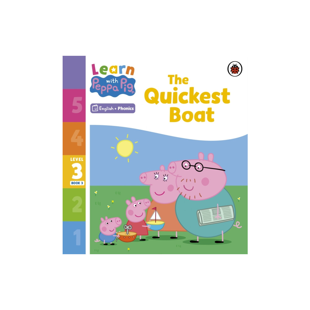 Produktbild för Learn with Peppa Phonics Level 3 Book 3 – The Quickest Boat (Phonics Reader) (häftad, eng)
