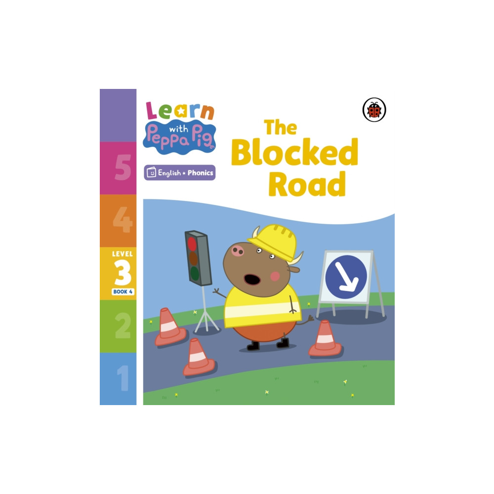 Produktbild för Learn with Peppa Phonics Level 3 Book 4 – The Blocked Road (Phonics Reader) (häftad, eng)