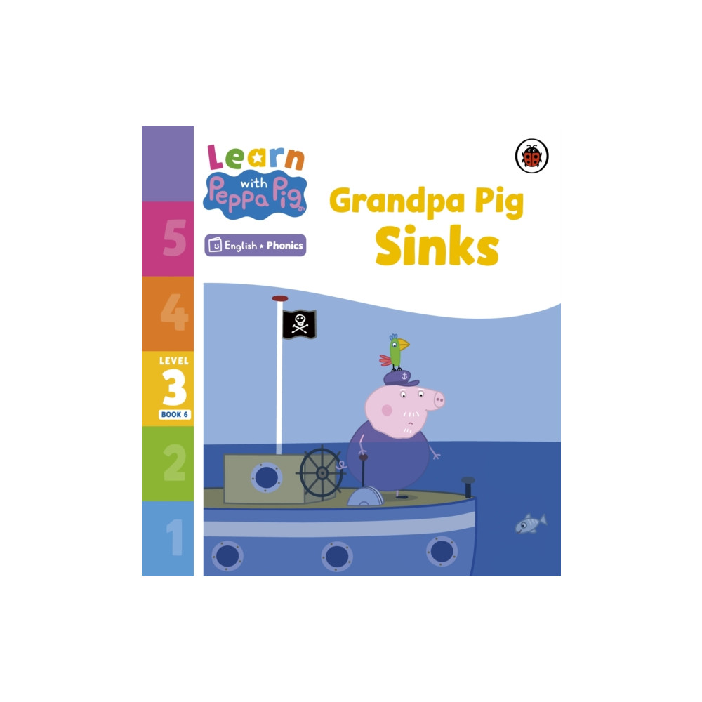 Produktbild för Learn with Peppa Phonics Level 3 Book 6 – Grandpa Pig Sinks (Phonics Reader) (häftad, eng)