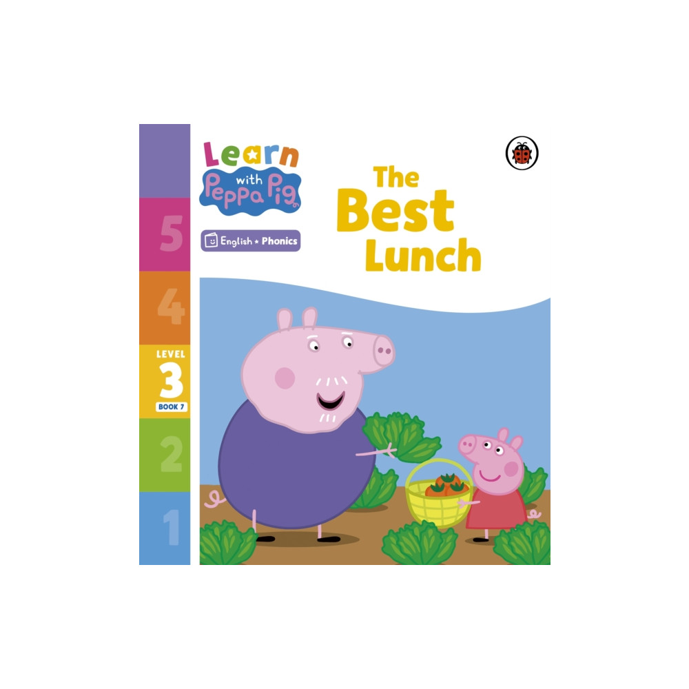 Produktbild för Learn with Peppa Phonics Level 3 Book 7 – The Best Lunch (Phonics Reader) (häftad, eng)