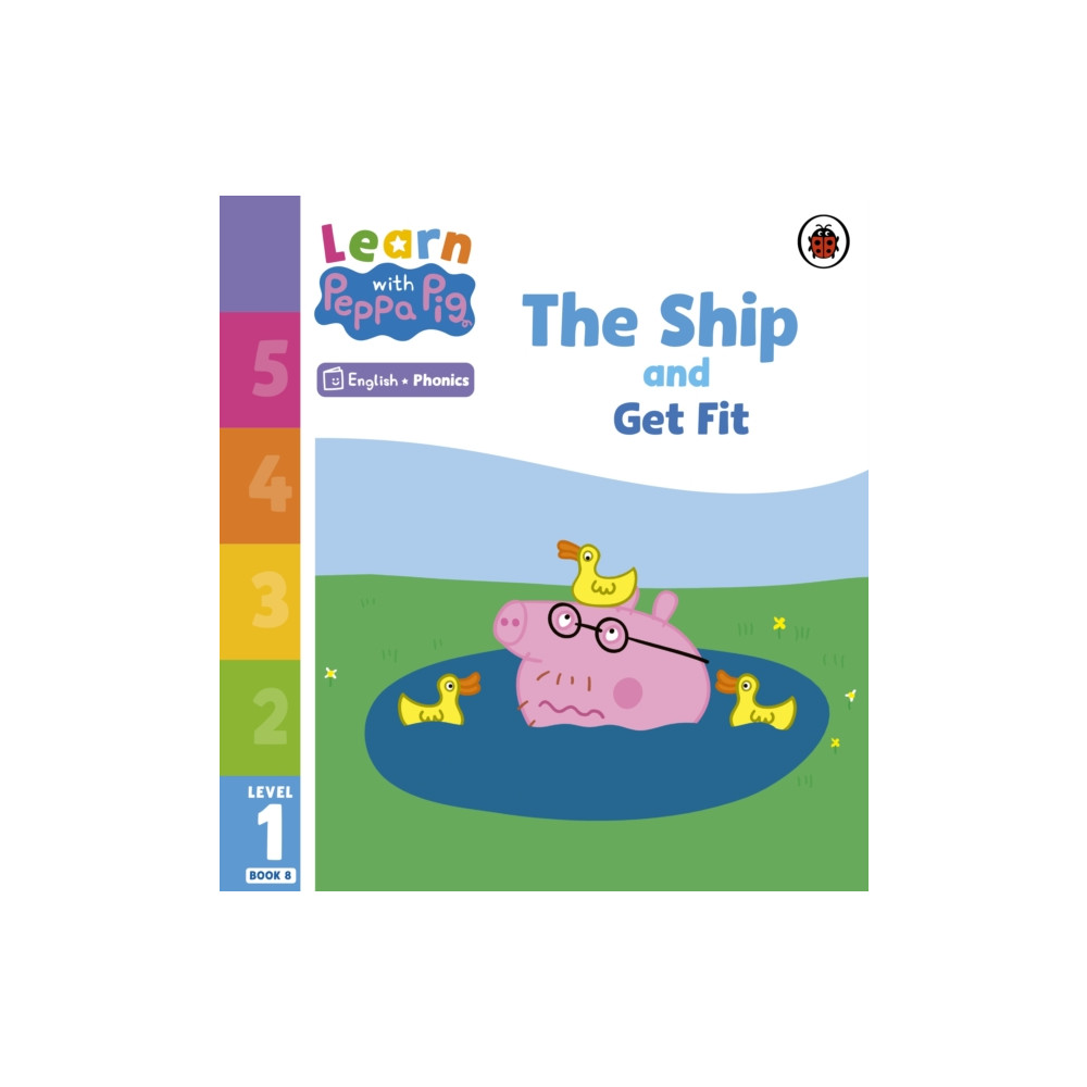 Produktbild för Learn with Peppa Phonics Level 1 Book 8 – The Ship and Get Fit (Phonics Reader) (häftad, eng)