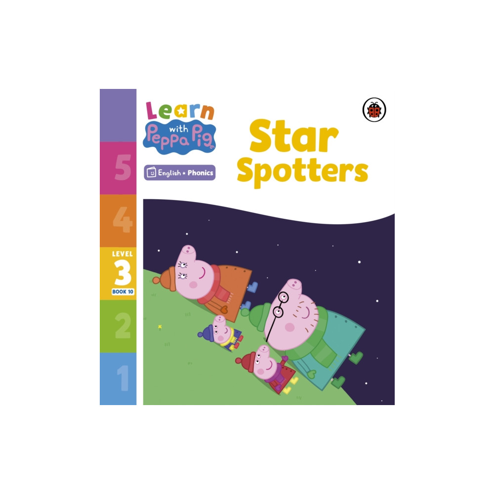 Produktbild för Learn with Peppa Phonics Level 3 Book 10 – Star Spotters (Phonics Reader) (häftad, eng)