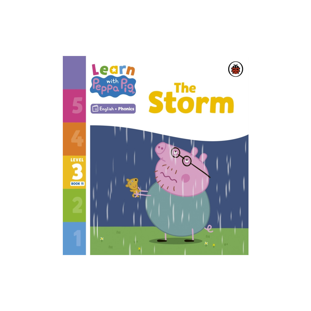 Produktbild för Learn with Peppa Phonics Level 3 Book 11 – The Storm (Phonics Reader) (häftad, eng)