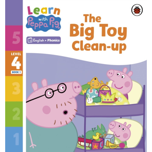 Penguin Random House Children's UK Learn with Peppa Phonics Level 4 Book 1 – The Big Toy Clean-up (Phonics Reader) (häftad, eng)