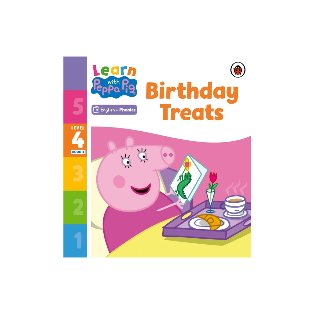 Produktbild för Learn with Peppa Phonics Level 4 Book 3 – Birthday Treats (Phonics Reader) (häftad, eng)