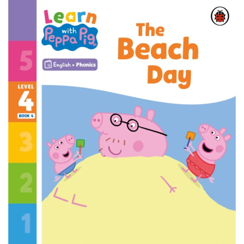 Penguin Random House Children's UK Learn with Peppa Phonics Level 4 Book 4 – The Beach Day (Phonics Reader) (häftad, eng)