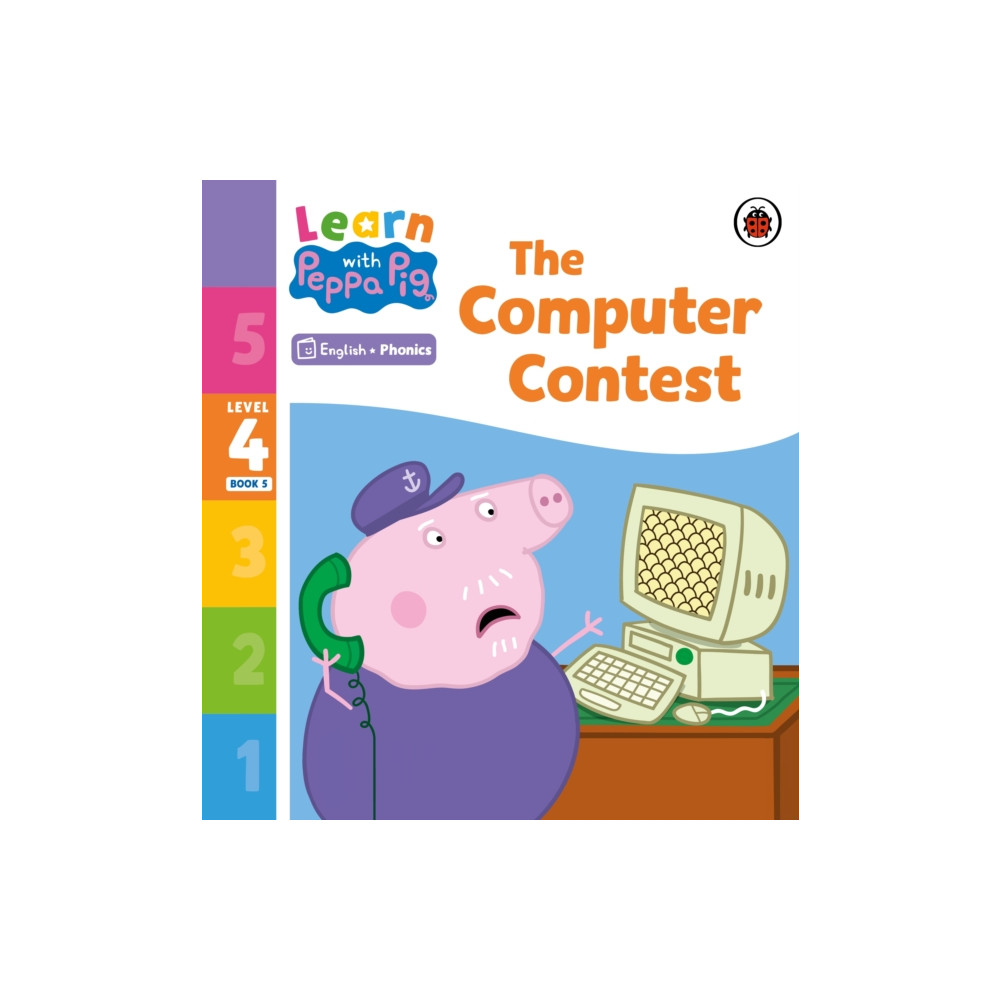 Produktbild för Learn with Peppa Phonics Level 4 Book 5 – The Computer Contest (Phonics Reader) (häftad, eng)