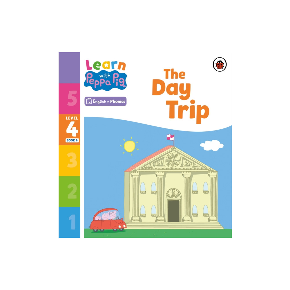 Produktbild för Learn with Peppa Phonics Level 4 Book 6 – The Day Trip (Phonics Reader) (häftad, eng)