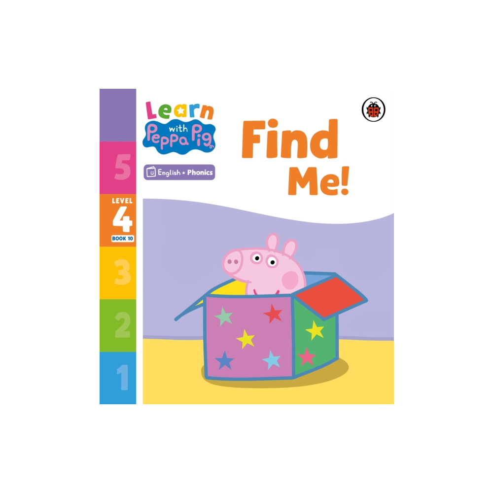 Produktbild för Learn with Peppa Phonics Level 4 Book 10 – Find Me! (Phonics Reader) (häftad, eng)