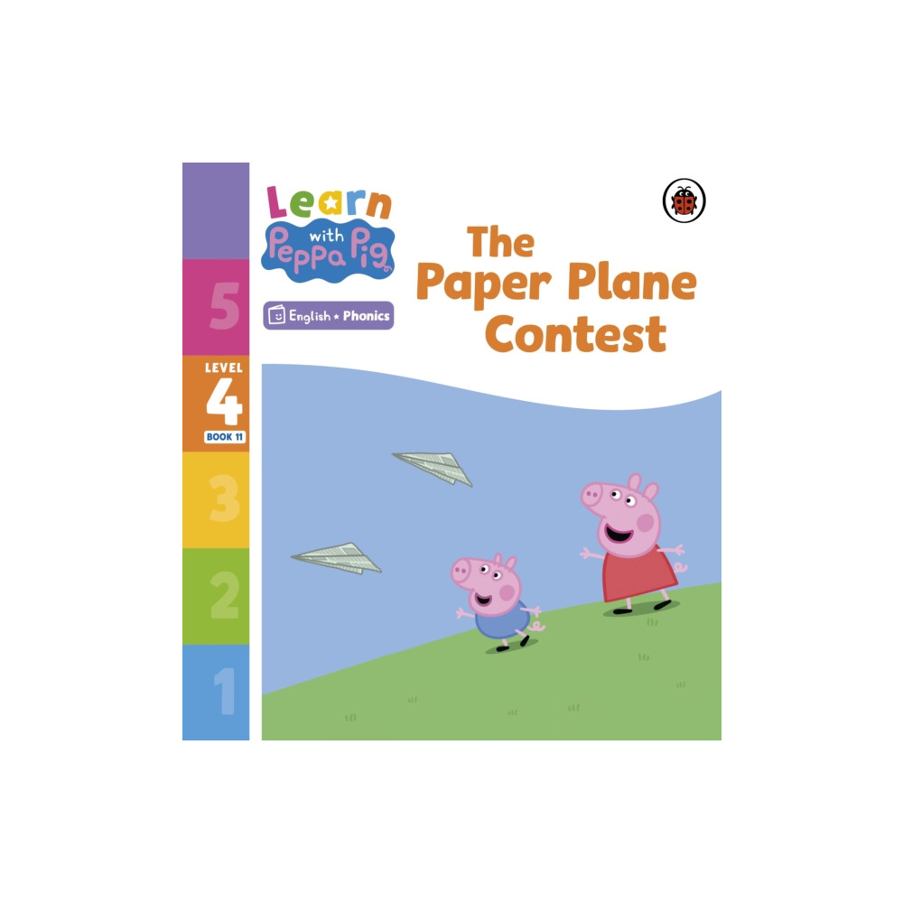 Produktbild för Learn with Peppa Phonics Level 4 Book 11 – The Paper Plane Contest (Phonics Reader) (häftad, eng)