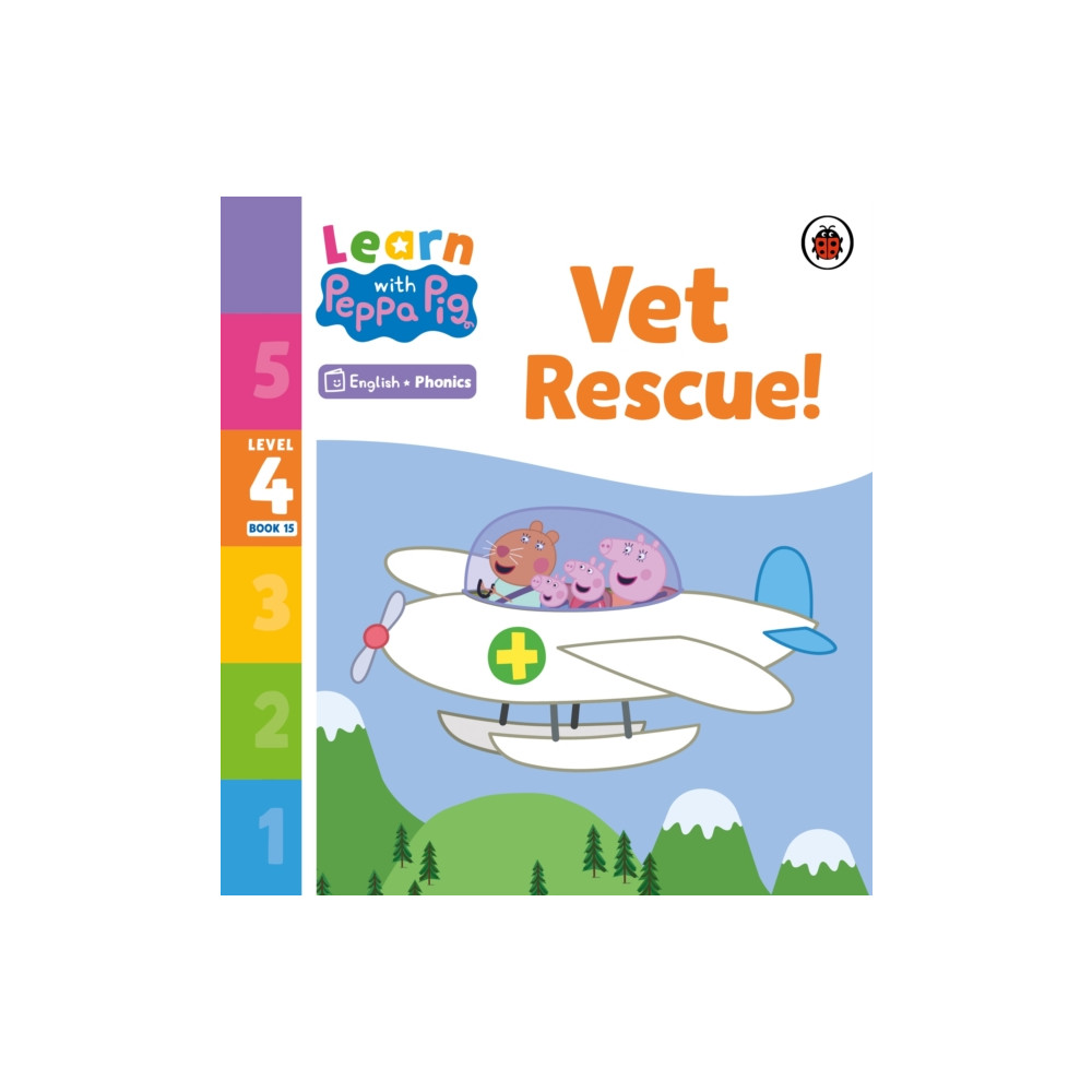 Produktbild för Learn with Peppa Phonics Level 4 Book 15 – Vet Rescue! (Phonics Reader) (häftad, eng)