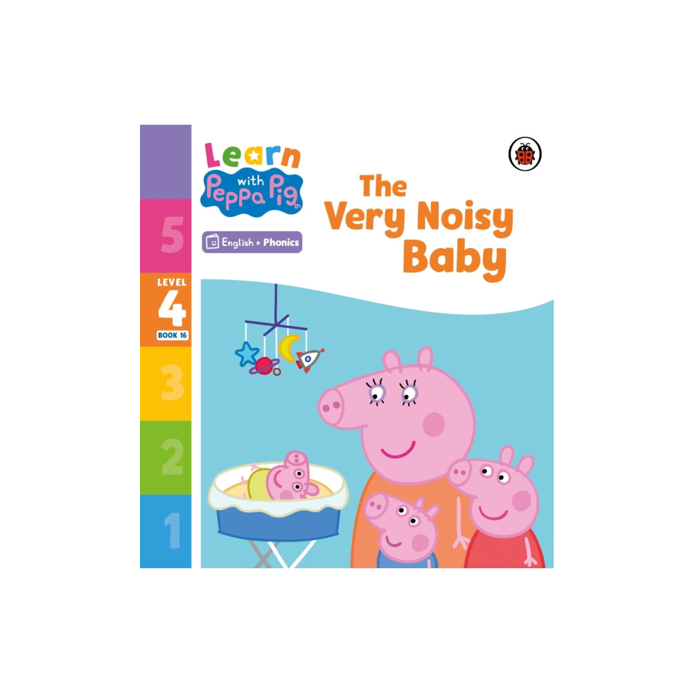 Produktbild för Learn with Peppa Phonics Level 4 Book 16 – The Very Noisy Baby (Phonics Reader) (häftad, eng)