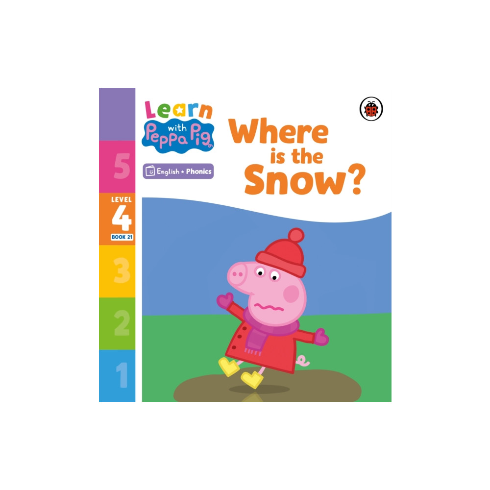 Produktbild för Learn with Peppa Phonics Level 4 Book 21 – Where is the Snow? (Phonics Reader) (häftad, eng)