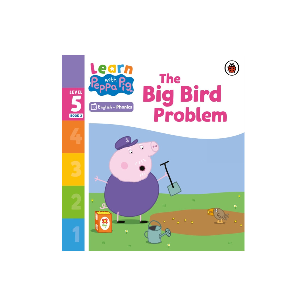 Produktbild för Learn with Peppa Phonics Level 5 Book 2 – The Big Bird Problem (Phonics Reader) (häftad, eng)