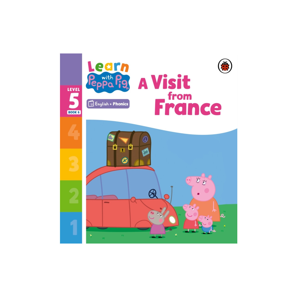 Produktbild för Learn with Peppa Phonics Level 5 Book 6 – A Visit from France (Phonics Reader) (häftad, eng)