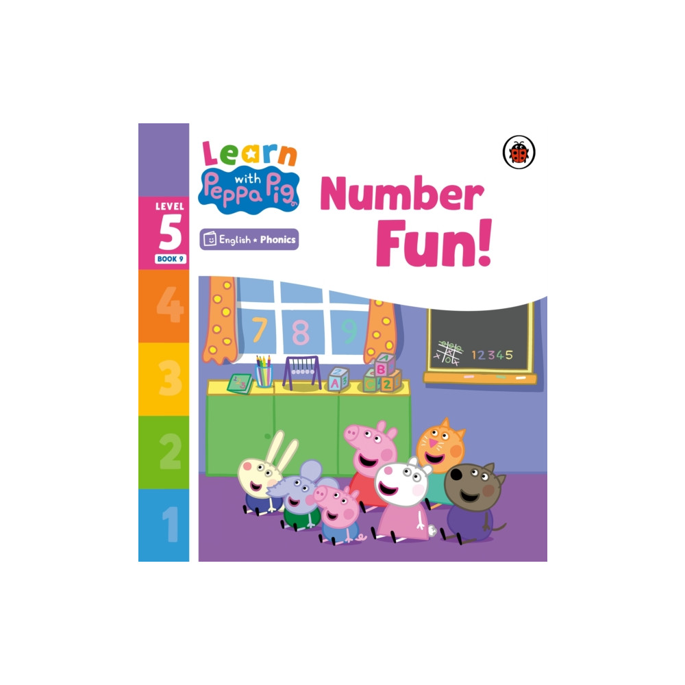 Produktbild för Learn with Peppa Phonics Level 5 Book 9 – Number Fun! (Phonics Reader) (häftad, eng)