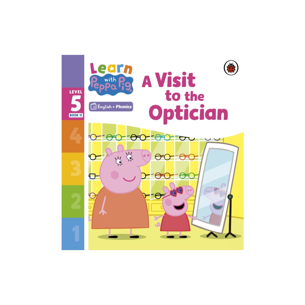 Produktbild för Learn with Peppa Phonics Level 5 Book 11 – A Visit to the Optician (Phonics Reader) (häftad, eng)