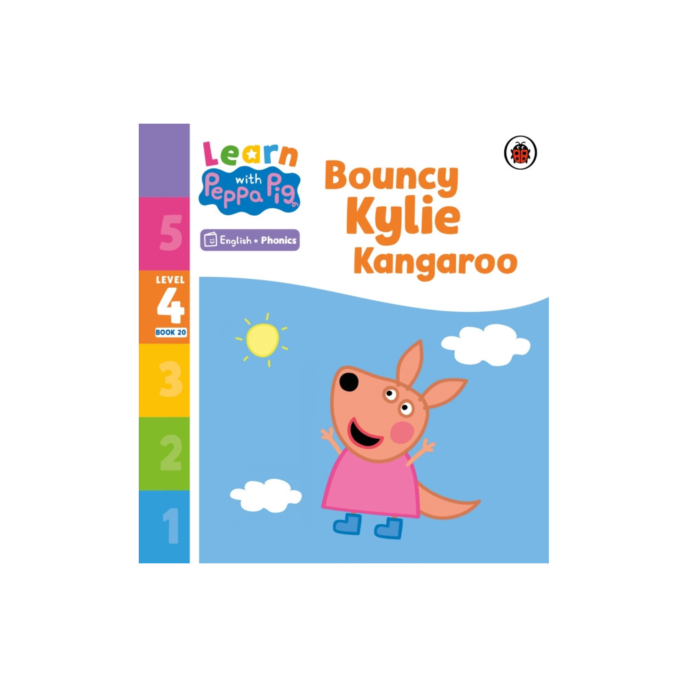 Produktbild för Learn with Peppa Phonics Level 4 Book 20 – Bouncy Kylie Kangaroo (Phonics Reader) (häftad, eng)